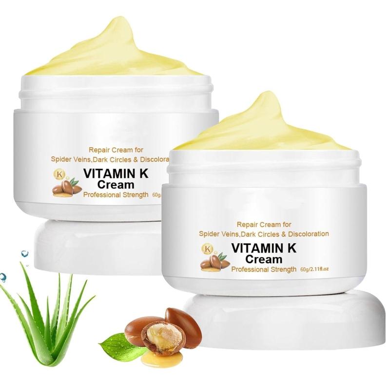 Vitamin K Cream, 1 Box 2 Boxes Deeply Nourishing & Moisturizing Body Cream, Body Care Product for Women & Men Legs and Face