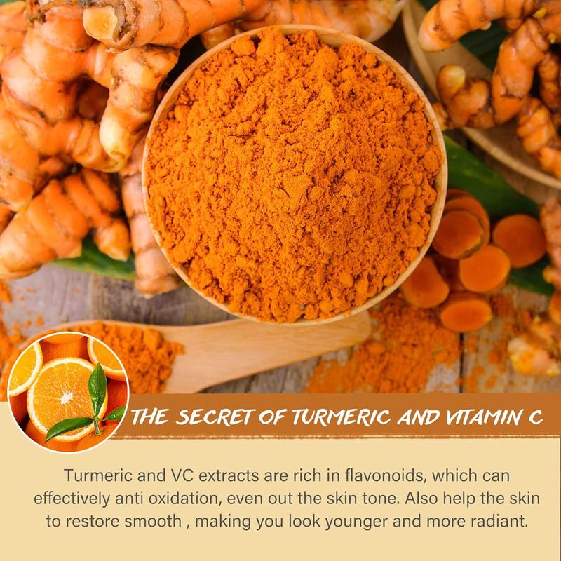 Turmeric Vitamin C Clay Mask Deep Cleansing Face Mask Skin Care Improve Blackheads Acne Dark Spots and Even out skin tone Facial Mask Control Oil and Refining Pores Aloe Aloe Vera Calendula Daily Calendula Daily Gentle Mild Organic Plant Radiant Restore