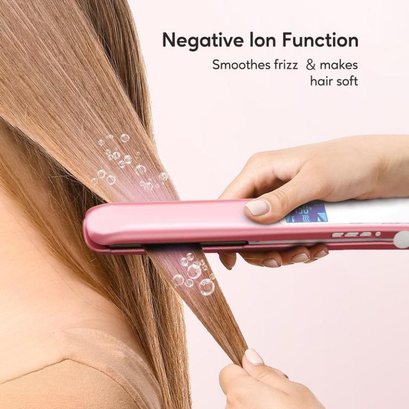 Professional Ceramic Hair Straightener, Wet and Dry Hair Straightening Iron, Hair Styling Tool for Home & Salon Use, Gift for Women & Girls, Christmas Gift