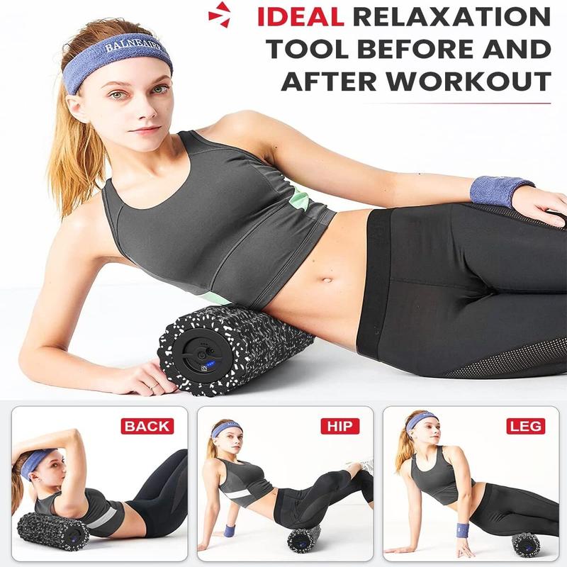 FITINDEX Vibrating Foam Roller 4-Speed