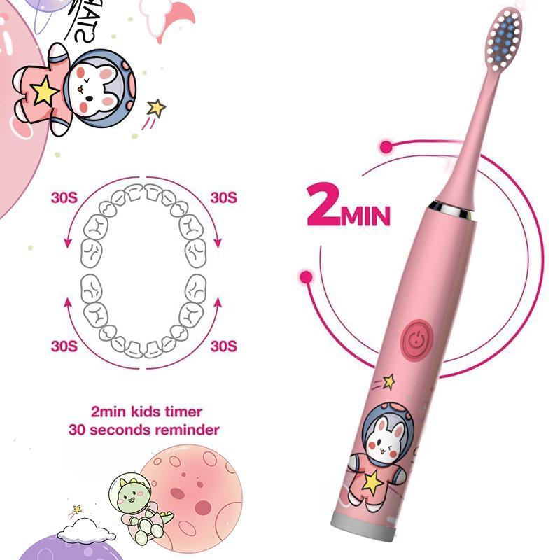 Electric Toothbrush With 11pcs Brush Heads, Gums Protecting Motor Toothbrush With Soft Bristles, Intelligent Deep Cleaning Toothbrushes