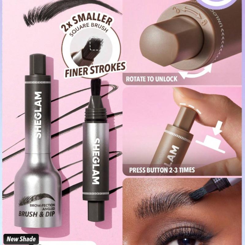 SHEGLAM Brow-Fection Angled Brush & Dip-Truffle