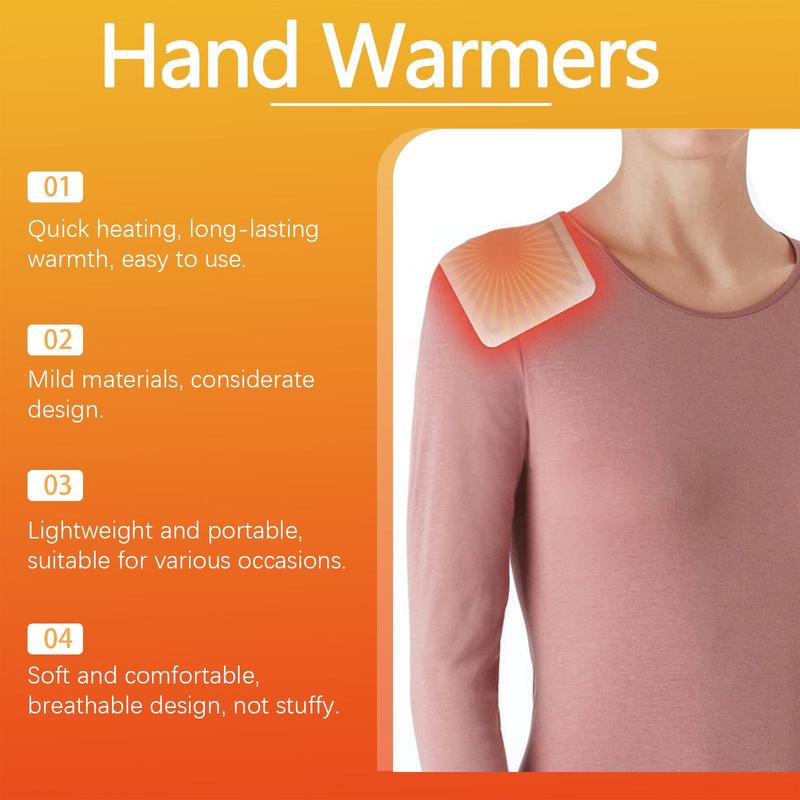 Disposable Hand Warmer, 10pcs box Portable Hand Warmer, Breathable Odorless Body Warmer, Special Personal Care Product for Women & Men