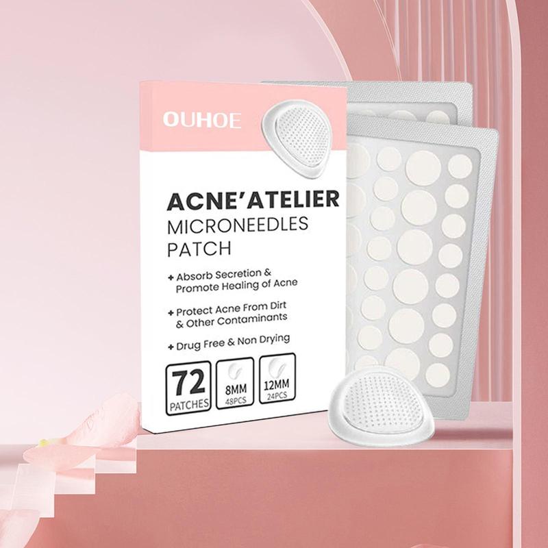 Acne Patch, 1 Box 2 Boxes(72pcs box) Facial Acne Covering Patches, Acne Treatment Patches, Skin Care Products for Women & Men