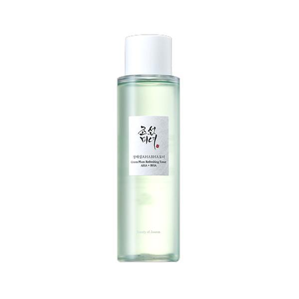 [Beauty of Joseon] Green plum refreshing toner : AHA + BHA 150ml, Refreshing Facial Essence Moisturizer Mild Exfoliating Salicylic Acid for All Skin Types, Daily Exfoliating Toner, Lightweight Watery Texture, Korean Skin Care