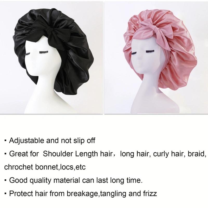 Heatless Hair Curler With Silk Bonnet Sleeping Cap Set, Overnight Curl Kit To Sleep In,  Heatless Curls Headband No Heat Curls Rod and Satin Night Sleep Hair Cap Styling Tools For Women Curly