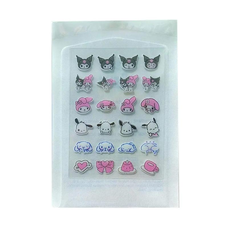 24 PCS SET Kuromi Pimple Patch Acne Colorful Invisible Acne Removal Skin Care Stickers Concealer Face Spot Beauty Makeup Tools