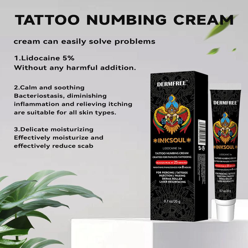 DERMFREE Numbing Cream, Painless Numbing Cream Extra Strength, Numbing Cream , 6 Hours Maximum Strength, Supplies Cosmetics Moisturizer Skincare