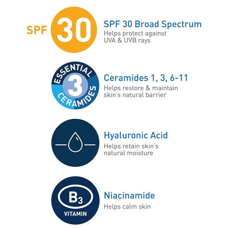 CeraVe AM Facial Moisturizing Lotion SPF 30 | Normal to Dry Skin