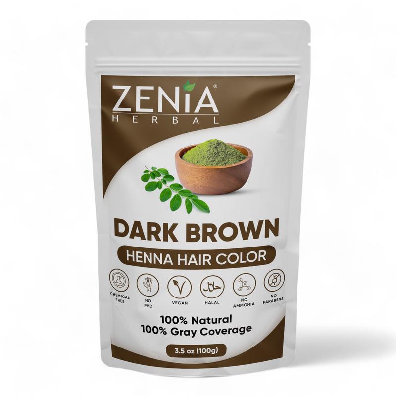 Zenia All Natural Henna Based Hair Color Powder Hair Dye