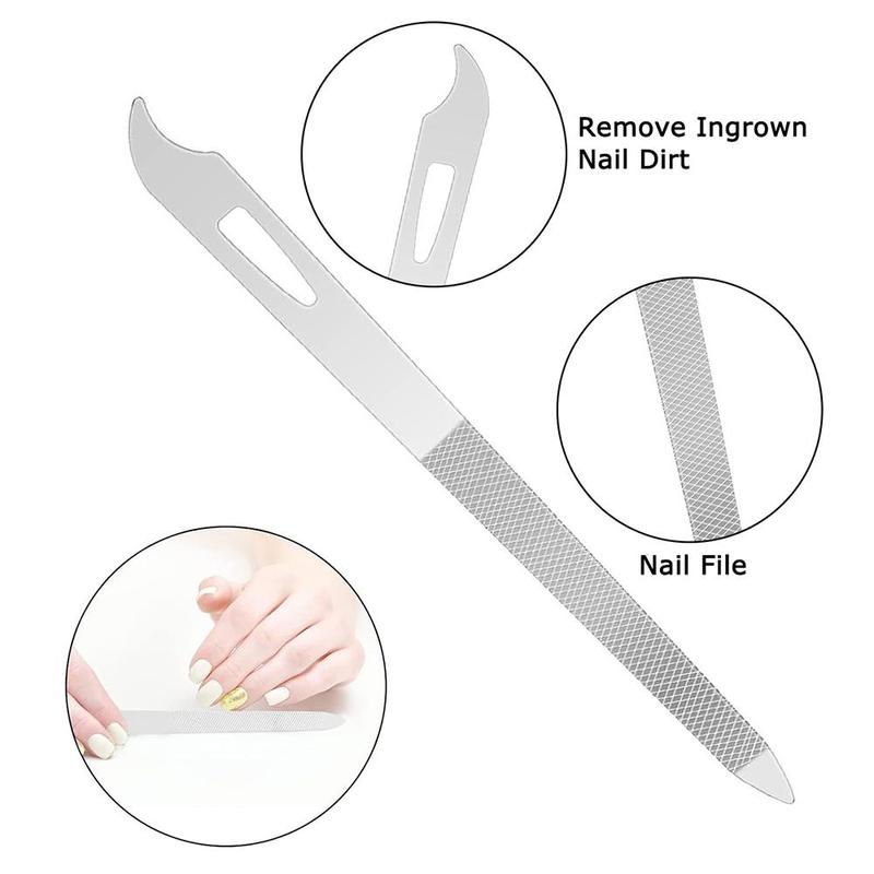 Cuticle Trimmer Kit, 4 Counts set Cuticle Remover Kit, Nail Nipper Nail Pusher Cuticle Peeler Scraper Tool Kit, Durable Foot Dead Skin Clipper Manicure Pedicure Tools, Professional Nail Care Tool