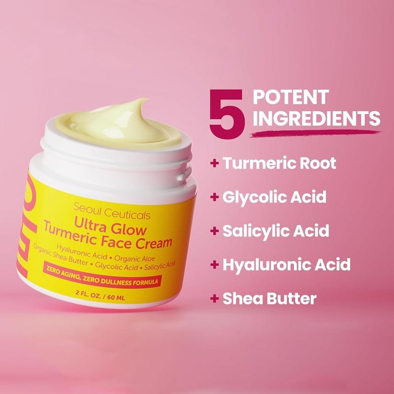 Seoul Ceuticals - Ultra Glow Turmeric Face Cream (60ml) Moisturizers Skincare Comfort Skin Repair