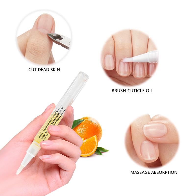 Cosmetic Radiant Nail Growth Oil Cuticle Revitalized Oil Pen for Nail Moisture,Growth,Strength and Brightening,Remedy for Damaged Skin,Brittle Peeling Thin Nails,15 gram,Orange,Intensive Nourishing Nail Care Repair Nail Art nail growth