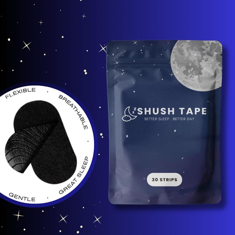 Mouth tape for sleep - Medical Grade, Hypoallergenic, Reduce snoring, slimmer jawline, Facial hair friendly, Gentle, 30 Day Supply, Mouth Tape Comfort