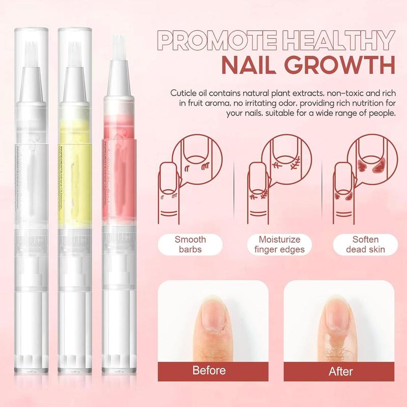 Nail Growth Oil, 3 Counts Rejuvenation Nail Growth Oil, Nail Care Oil, Rejuvenation Nail Growth Serum for Nail Strengthener and Growth, Christmas Gift