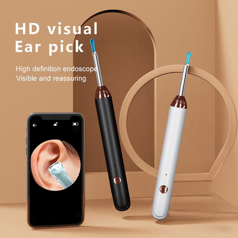 Electric Ear Wax Removal Tool with Camera, 1 Box Rechargeable LED Ear Wax Remover & Accessories, Ear Cleaning Tool for Adults, Personal Health Care Product