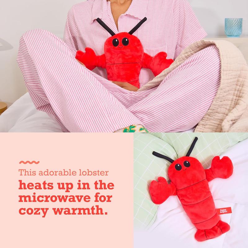 Menstruation Crustacean Lobster – The Original Viral Cuddly & Cute Plush Lavender Scented Heating Pad for Cramps