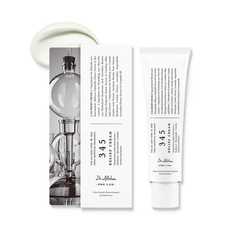 [Dr.Althea] 345 Relief Cream - Face moisturizer, Acne-Prone Skin, Oily Skin, Post Acne, Soothing, Hydration Moisturizing Blend