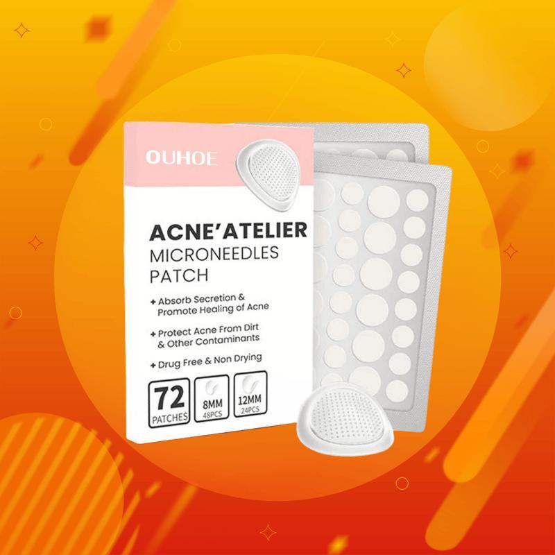 Acne Patch, 1 Box 2 Boxes(72pcs box) Facial Acne Covering Patches, Acne Treatment Patches, Skin Care Products for Women & Men