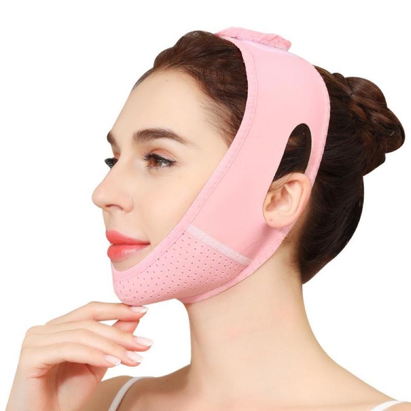 Reusable V-shaped Face Lifting Bandage, Double Chin Slimming Bandage, Facial Lifting Bandage, Sleeping Anti-sagging Face Care Bandage, Comfortable Daily Skincare Tool for Women, Gift for Girlfriend