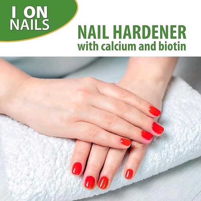 I On Nails Hardener with Calcium Biotin for Stronger, Longer Nails Nail Care Nail Polish Nail Art Comfort Manicure hardener? Cosmetic