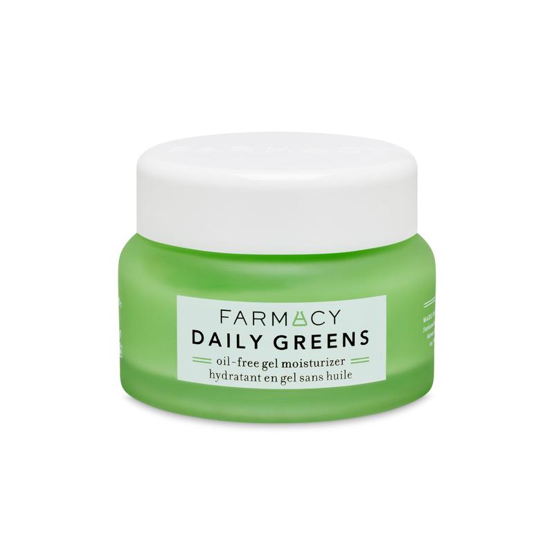 Farmacy Daily Greens Oil Free Gel Face Moisturizer - Daily Facial Moisturizing Cream with Hyaluronic Acid - New Fragrance-Free Formula - 50ml