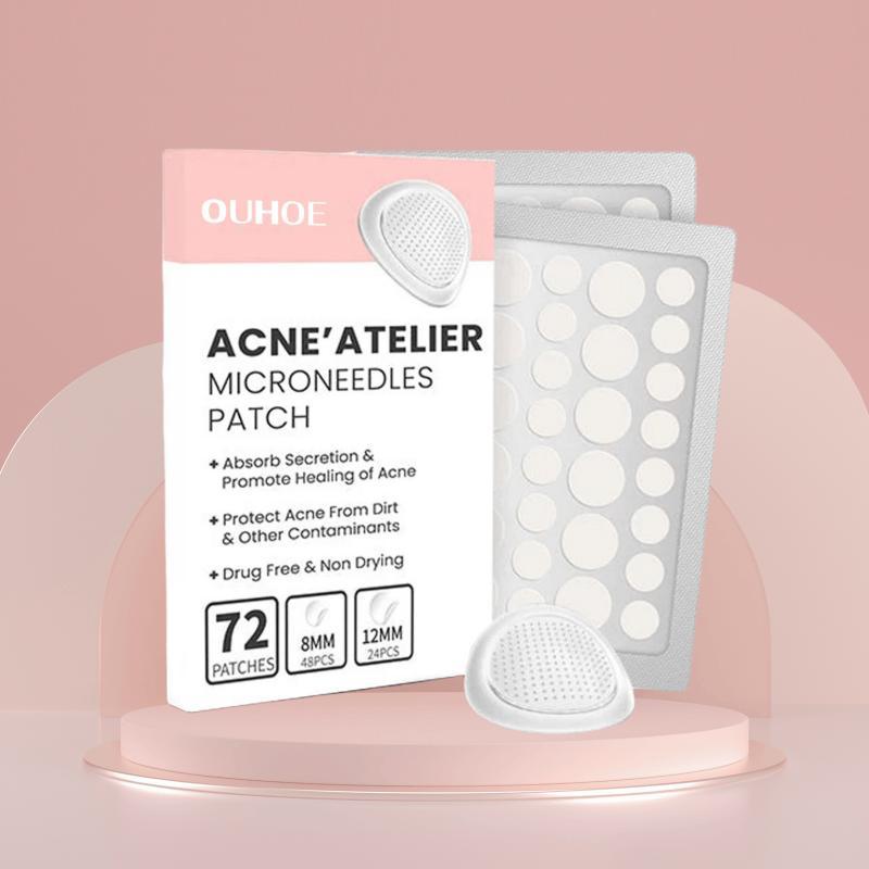 Acne Patch, 1 Box 2 Boxes(72pcs box) Facial Acne Covering Patches, Acne Treatment Patches, Skin Care Products for Women & Men