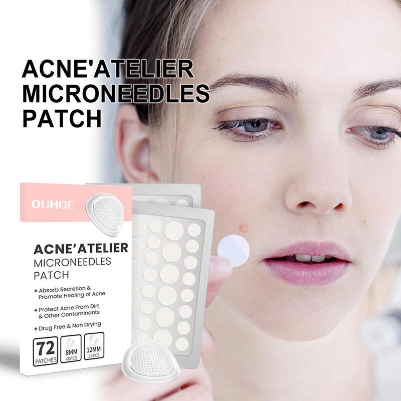 Acne Patch, 1 Box 2 Boxes(72pcs box) Facial Acne Covering Patches, Acne Treatment Patches, Skin Care Products for Women & Men