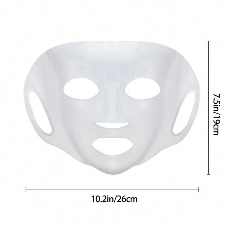 Reusable Silicone Face Mask, 6 Counts Moisturizing Face Mask, Face Care Mask, Skin Care Tool for Women & Girls