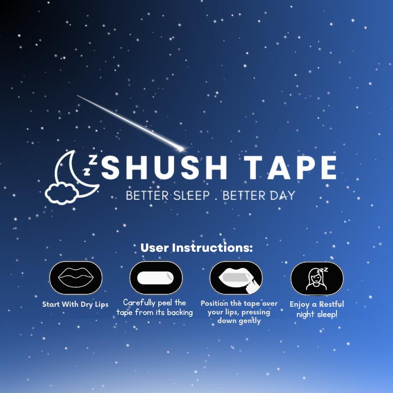 Mouth tape for sleep - Medical Grade, Hypoallergenic, Reduce snoring, slimmer jawline, Facial hair friendly, Gentle, 30 Day Supply, Mouth Tape Comfort