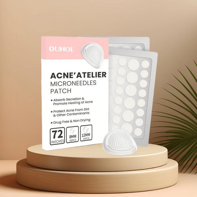 Acne Patch, 1 Box 2 Boxes(72pcs box) Facial Acne Covering Patches, Acne Treatment Patches, Skin Care Products for Women & Men