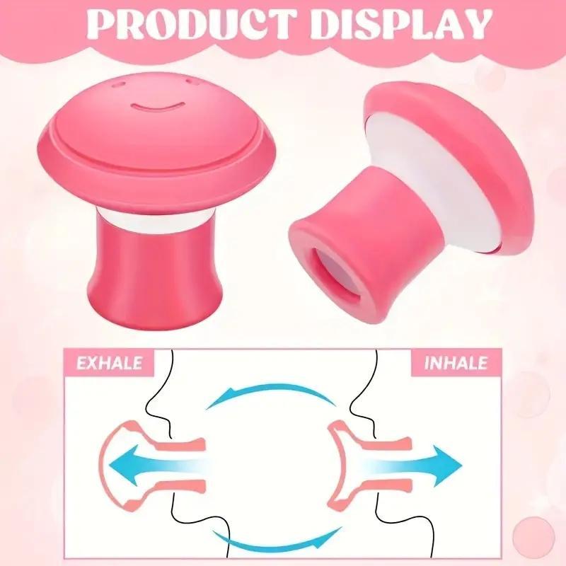 Face Lifting & Tightening Training Tool, Mushroom Design Facial Muscle Exercise Tool, Professional Skincare Tools for Women, Skincare Tools, Christmas Gift