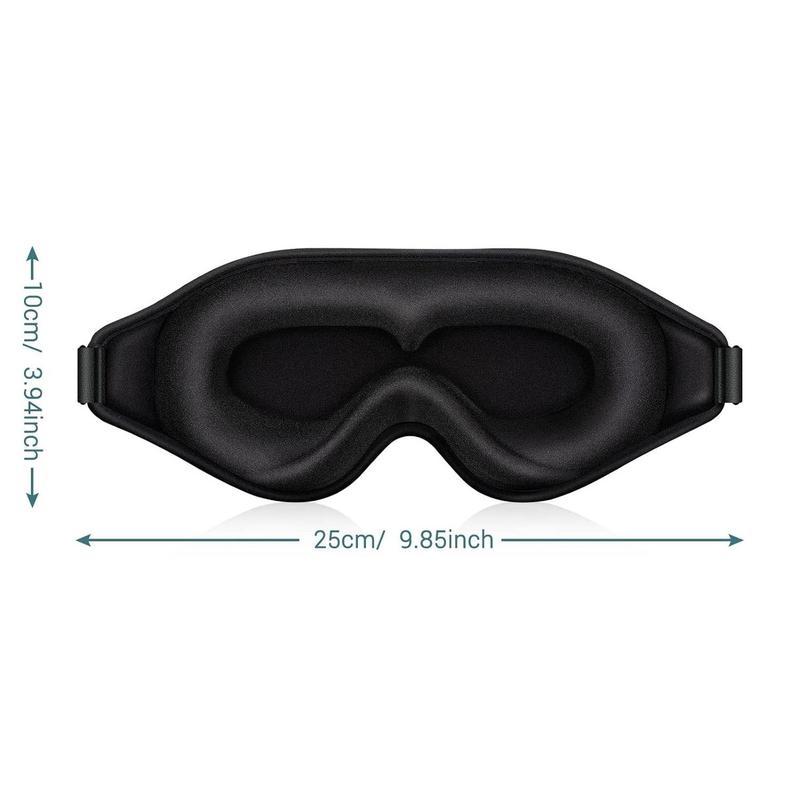 Solid Color 3D Eye Mask, Breathable Eye Cover with Adjustable Strap, Soft Eye Mask for Sleeping, Sleep Mask for Women & Men, Mens Mask, Cool Bedroom, Bedroom Accessories, Christmas Gift