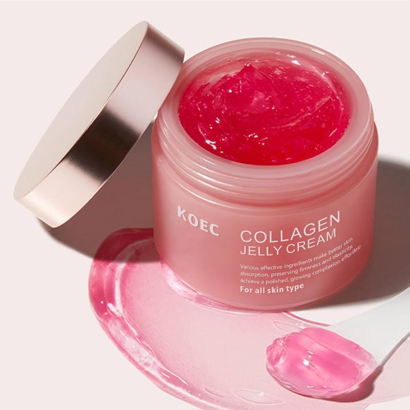 KOEC Collagen Niacinamide Jelly Cream (Nano Collagen & Niacinamide) Strengthens Skin Barrier and Deep Hydration For All Skin Types Moisturizers