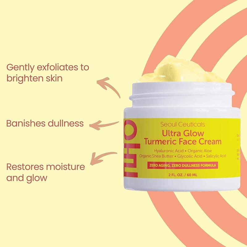 Seoul Ceuticals - Ultra Glow Turmeric Face Cream (60ml) Moisturizers Skincare Comfort Skin Repair