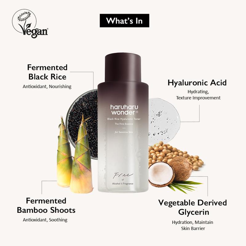 [HARUHARU WONDER Official Shop] - Black Rice Hyaluronic Toner Fragrance Free Mini 30ml