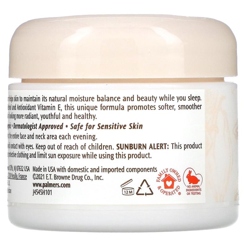 Palmer's Cocoa Butter Formula with Vitamin E, Moisture Rich Night Cream, 2.7 oz (75 g)