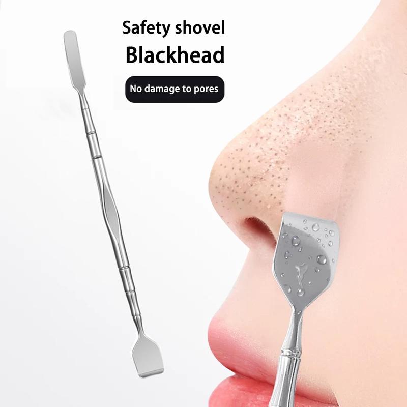 Double-ended Blackhead Cleaner, 1 Count Manual Blackhead Cleansing Tool for Ordinary Skincare, Professional Skincare Tools for Daily Use, Skincare Tools, Christmas Gift